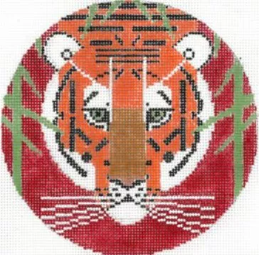 Charley Harper Needlepoint – Asian Tiger