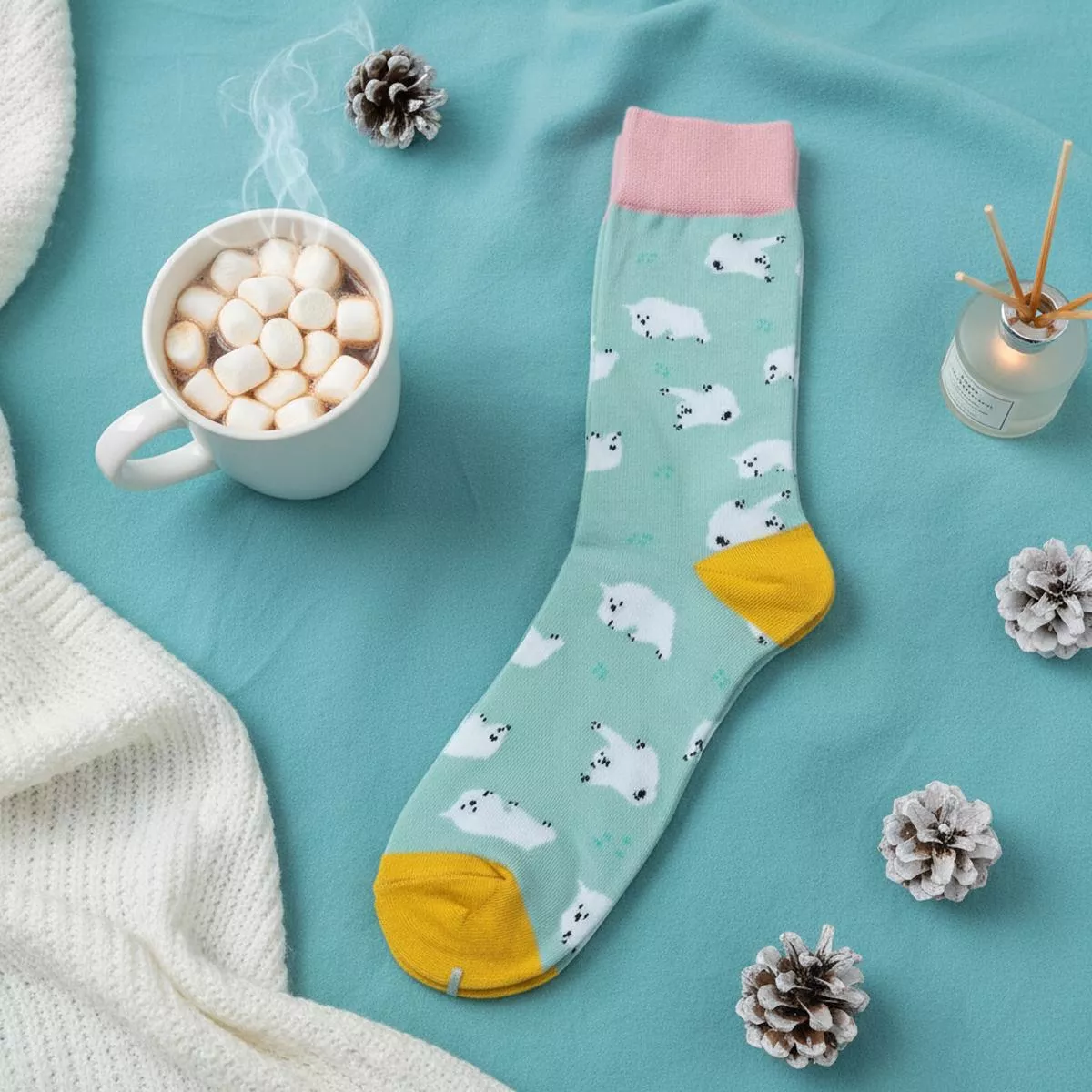 Chaussettes Ours Polaire