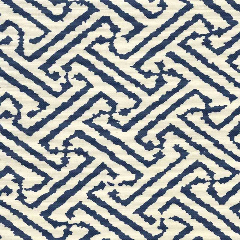 China Seas Java Grande Navy Fabric 6620-05W