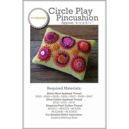 Circle Play Pincushion (Sue Spargo)