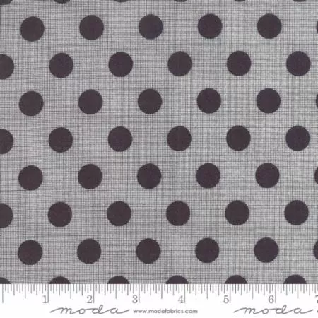 Circulus - Dark Grey Dot Yardage