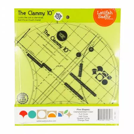 Clammy 10in Ruler by Latifah Saafir Studios