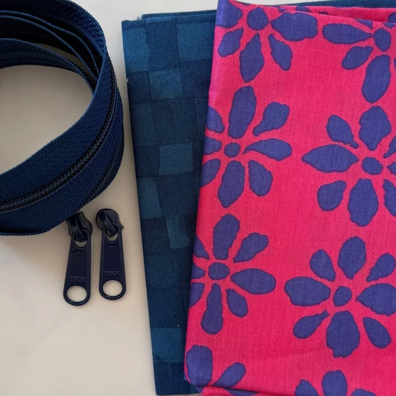 Clammy Zipper Pouch Kit #16 – Makes Two Large Pouches