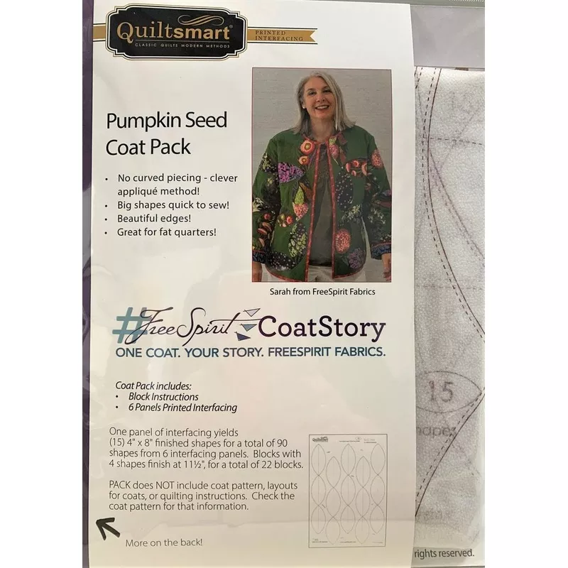 Clearance Quiltsmart Pumpkin Seed Coat Pack
