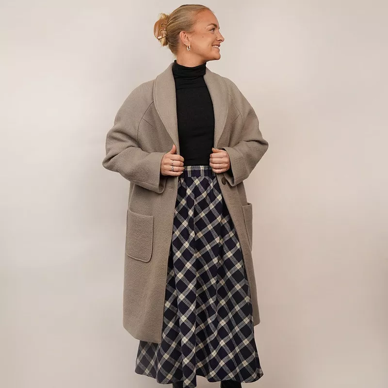 Cocoon Coat Pattern – PDF DOWNLOAD