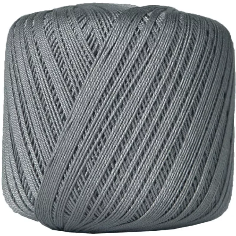Cotton Crochet Thread – Size 10 – Grey – 175 Yds