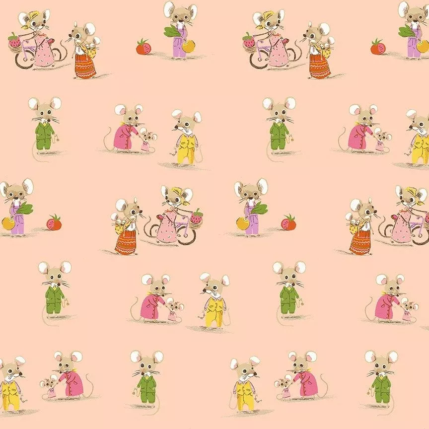Country Mouse - Blush by Heather Ross