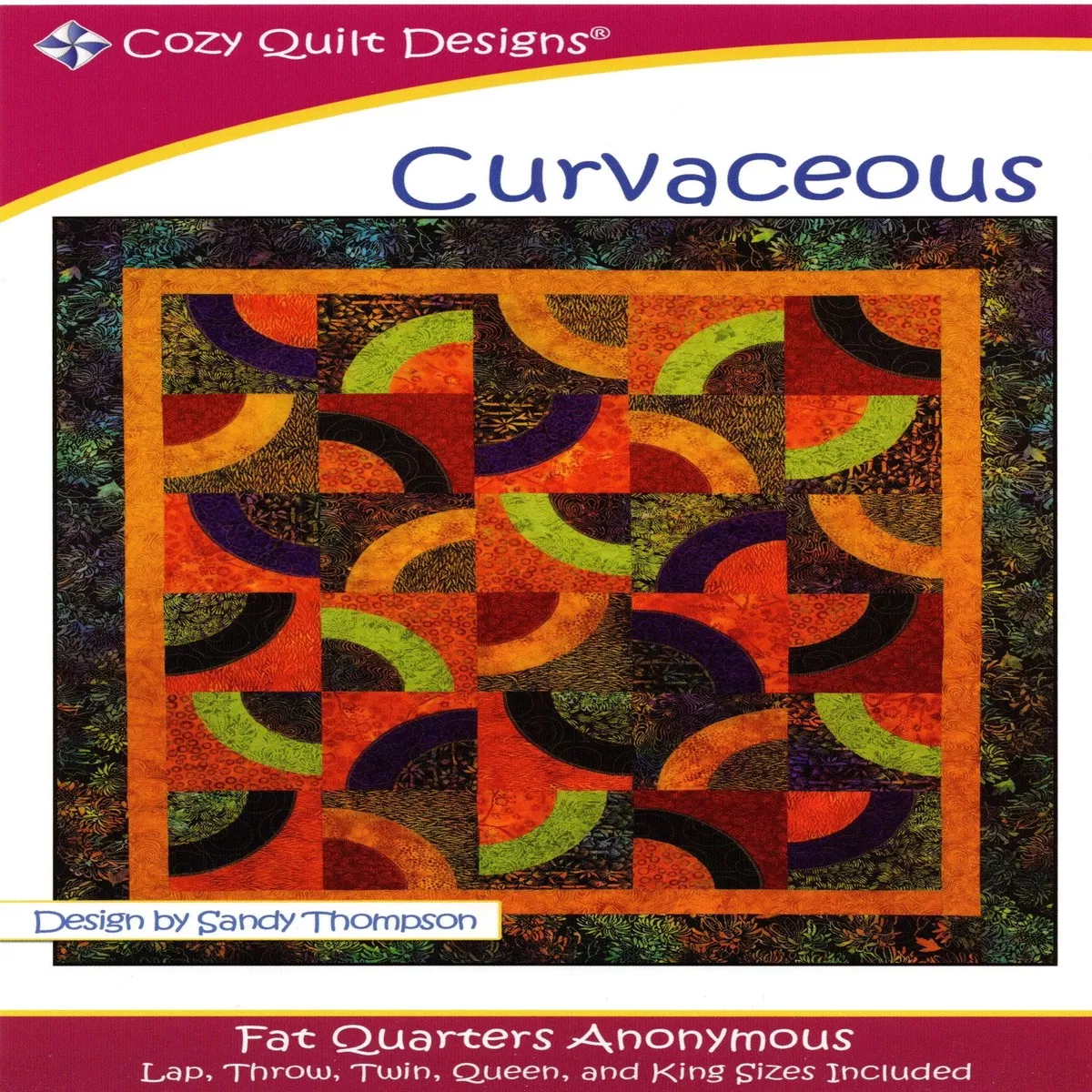CURVACEOUS – Cozy Quilt Designs Pattern DIGITAL DOWNLOAD