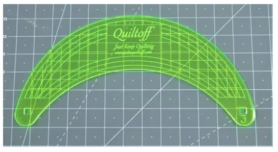 Curve # 3 Longarm quilting ruler
