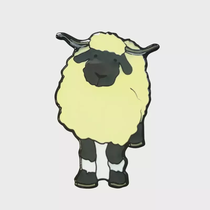 Cute Sheep Enamel Pin