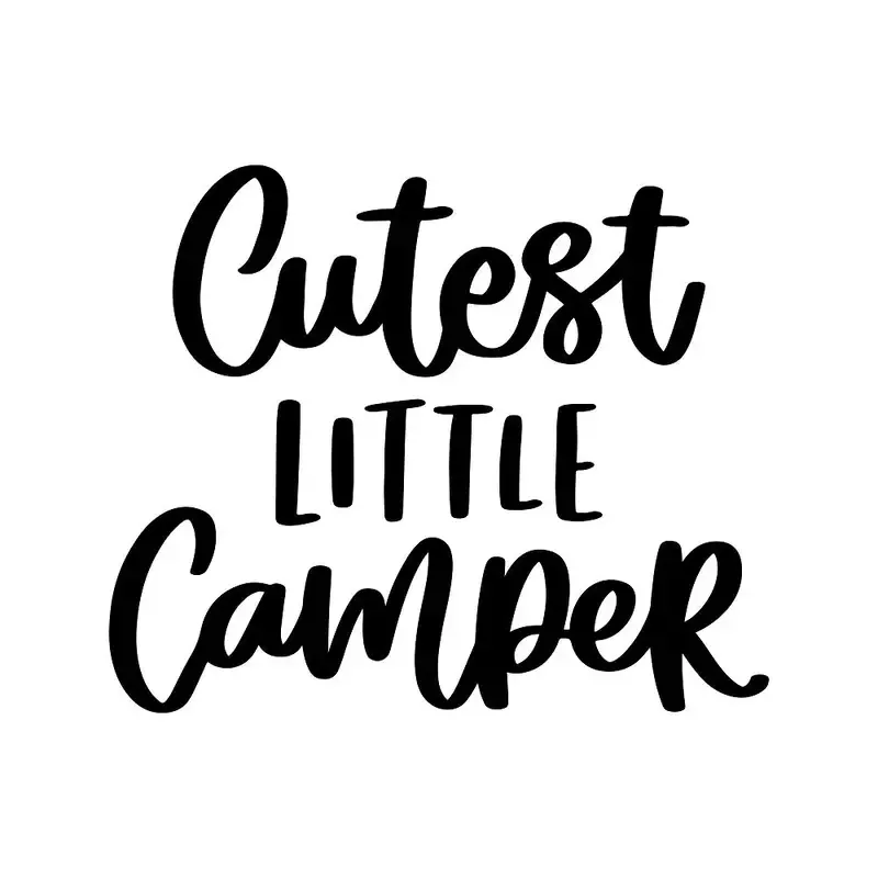 Cutest Little Camper Fabric Panel