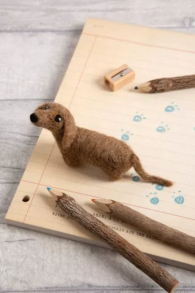 Dachshund Mini Felting Kit