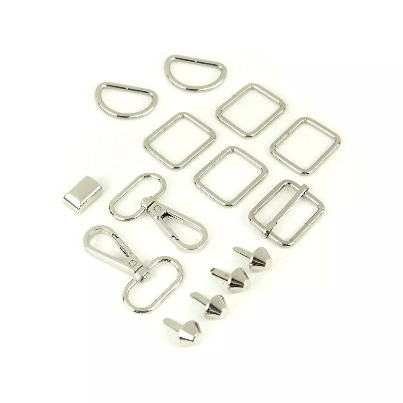 Daphne Handbag Hardware Kit Nickel
