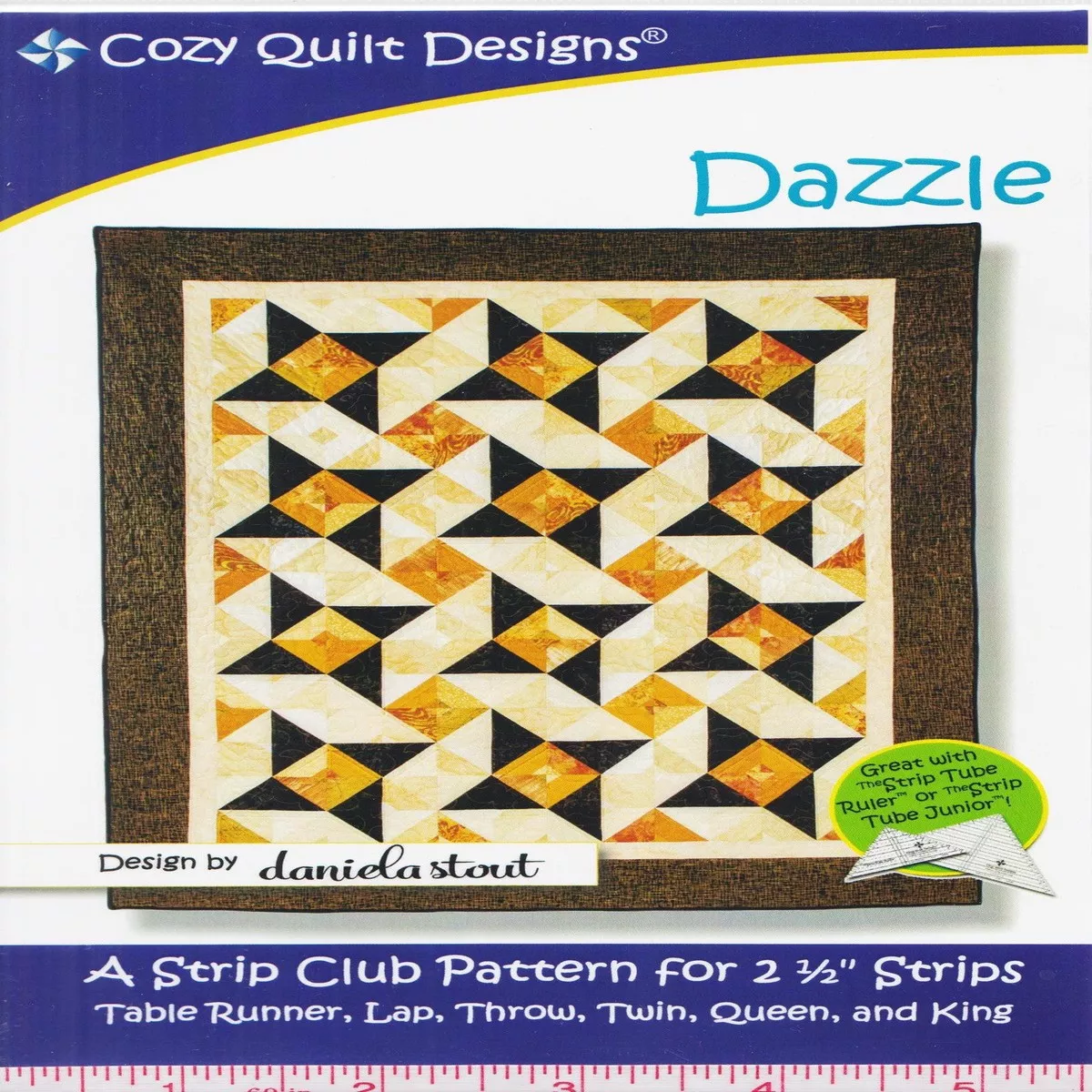 DAZZLE – Cozy Quilt Designs Pattern DIGITAL DOWNLOAD