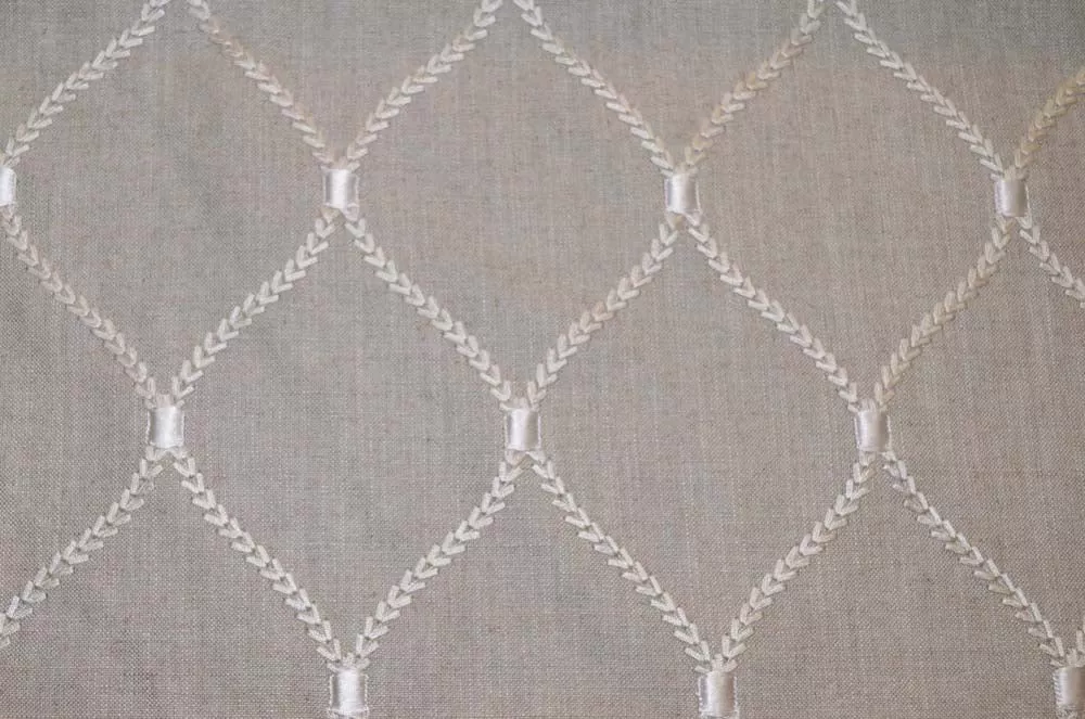 Deane Embroidery Flint Waverly Fabric