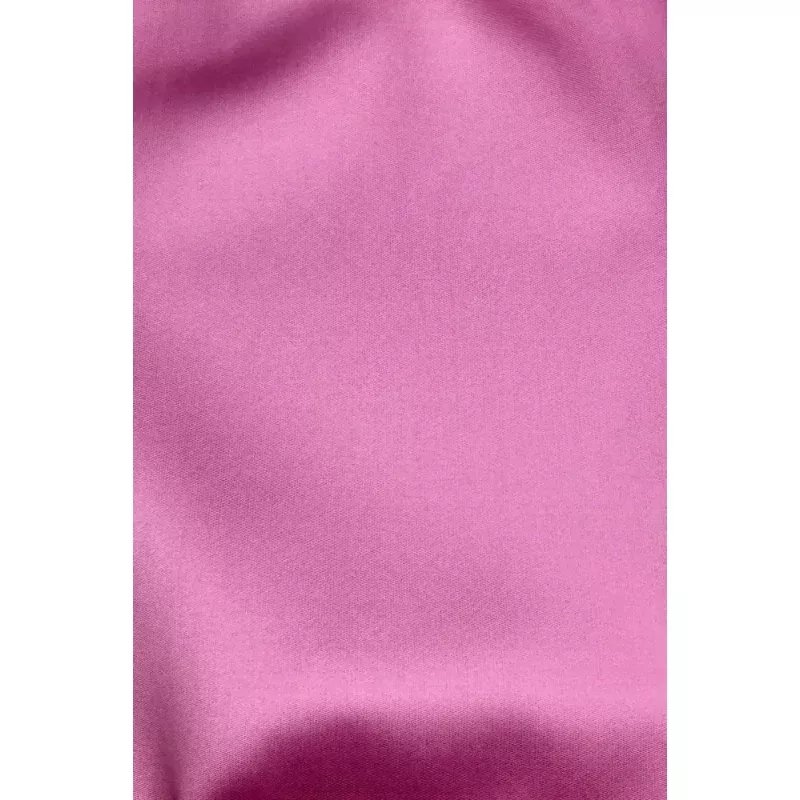 Deep Lilac Silk Blend Mikado Fabric