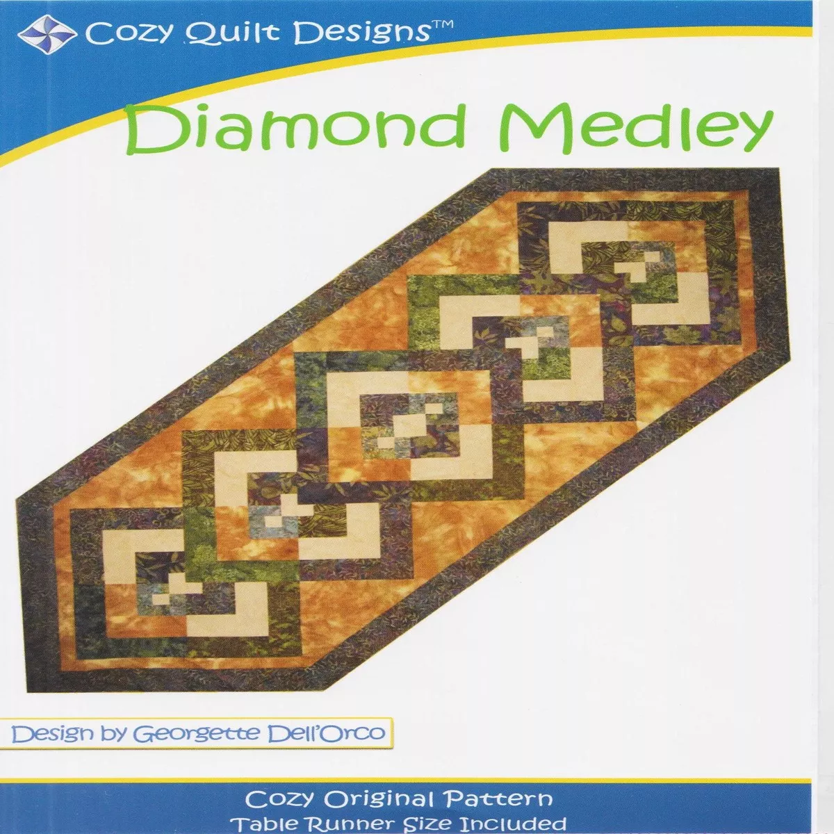 DIAMOND MEDLEY – Cozy Quilt Designs Pattern DIGITAL DOWNLOAD