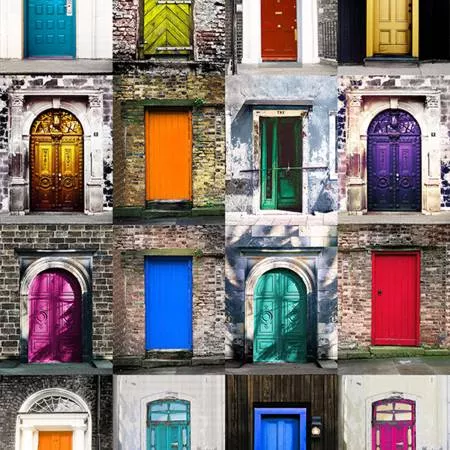 Door Digitally Printed/Multi (Spectrum)