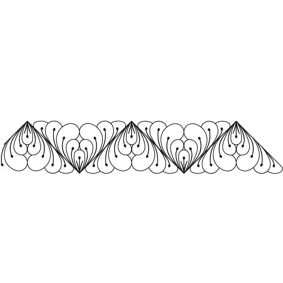 Dotted Fleather Border
