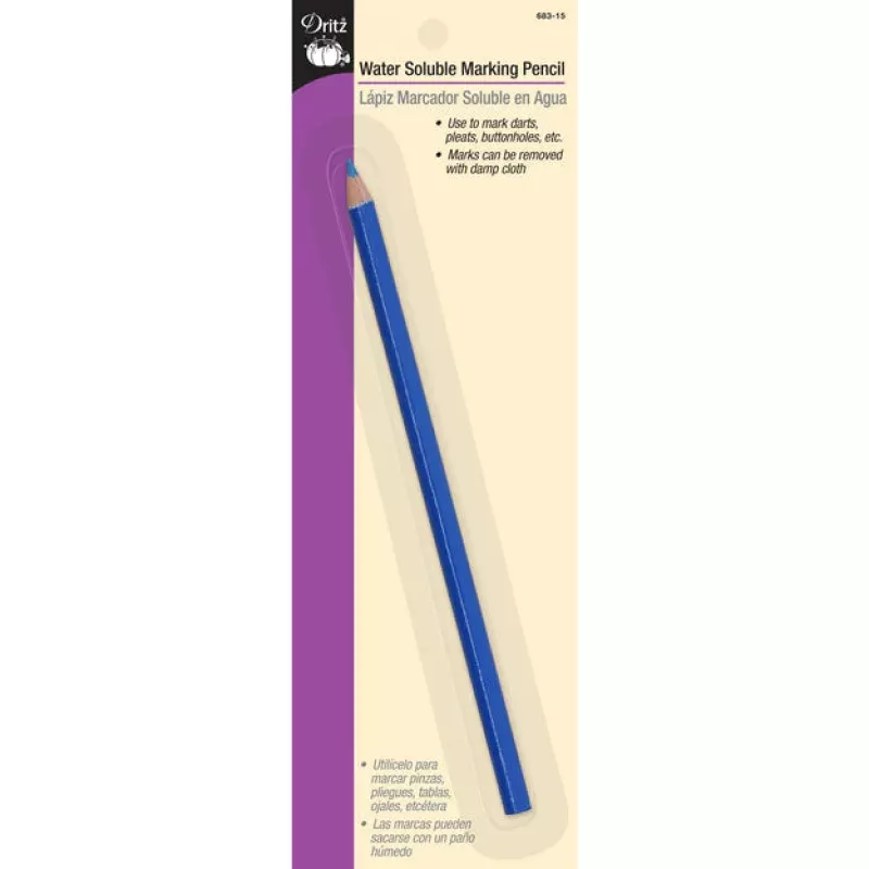 Dritz – Water Soluble Marking Pencil, Blue