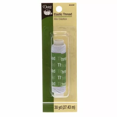 Dritz White Thread Elastic 30yds