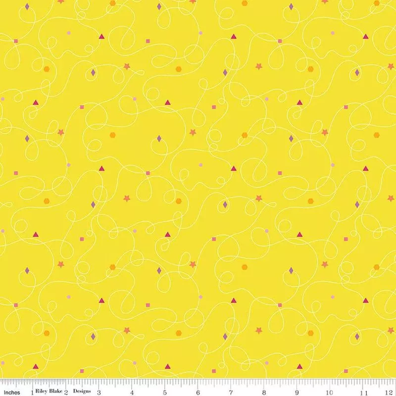 Effervescence Squiggles Yellow