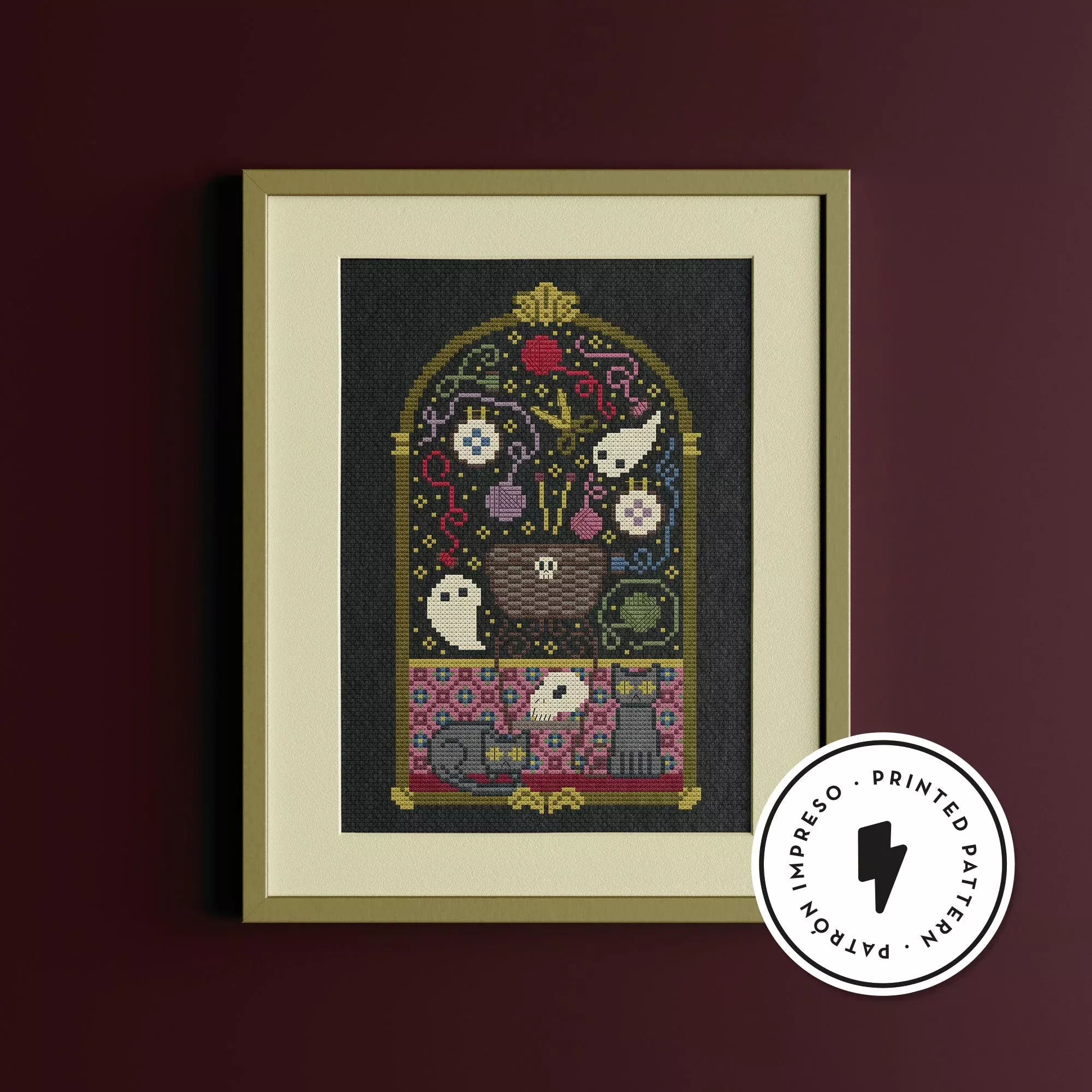 Enchanted Manor Cross Stitch Pattern