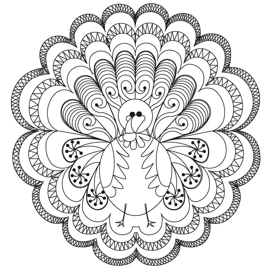 Fancy Turkey Placemat