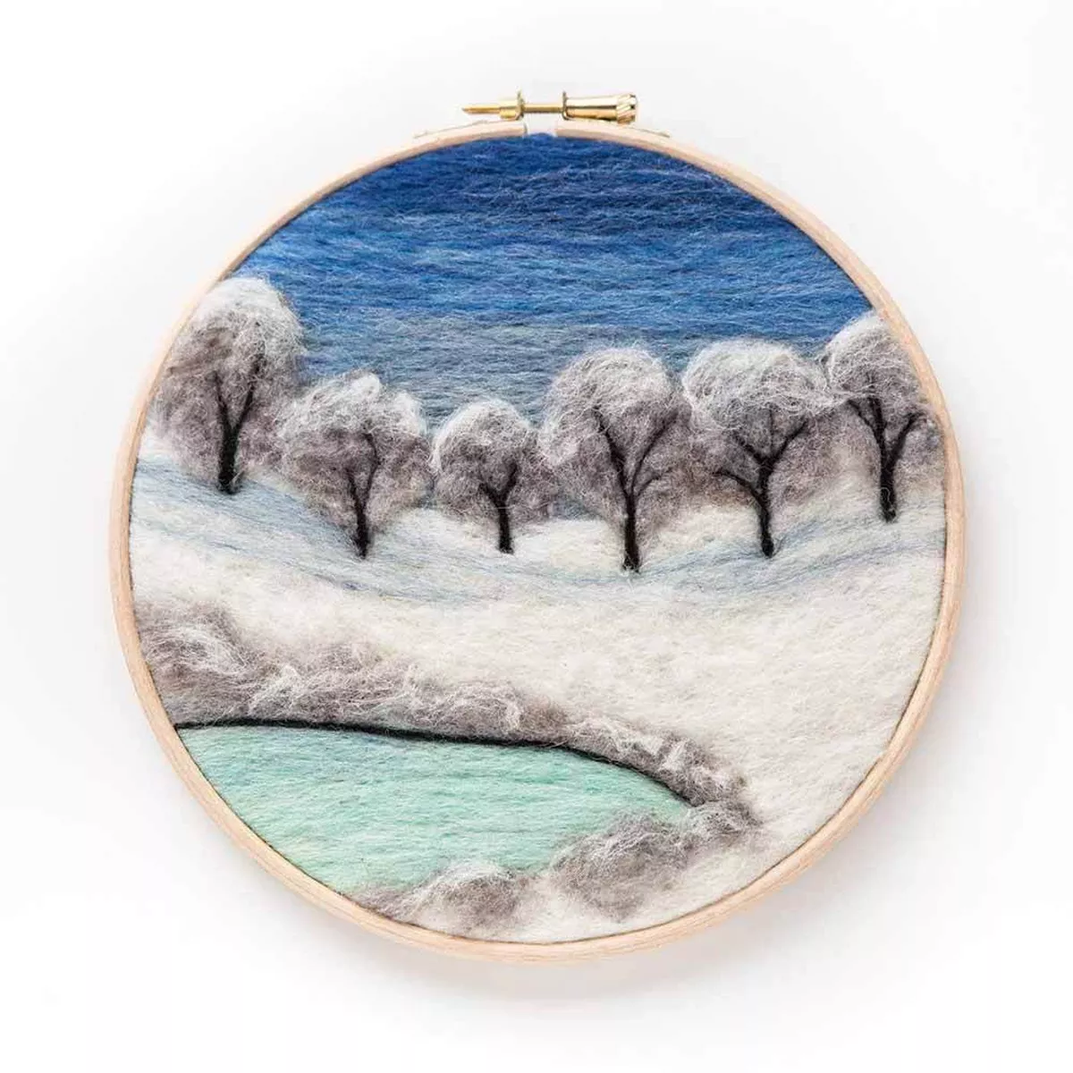 Felted Sky - Winter Snow Needle Felting Kit