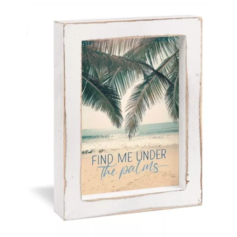 Find Me Under the Palms Framed Art