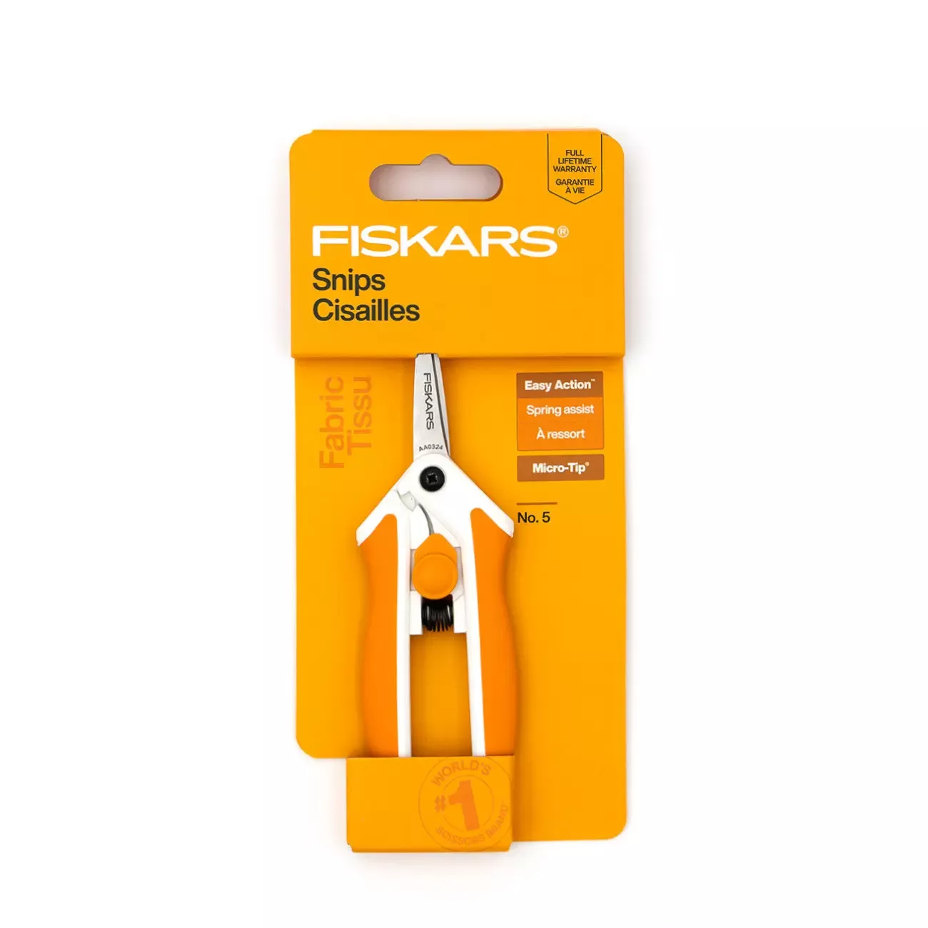 Fiskars Micro-Tip Easy Action Scissors No 5
