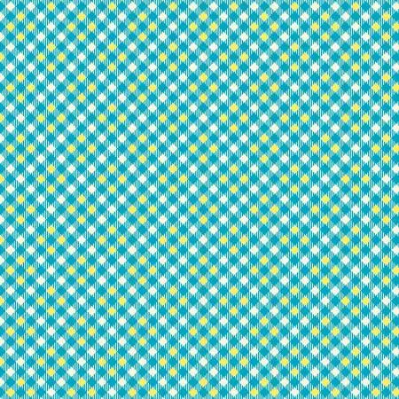 Five + Ten Blue Pixy Plaid