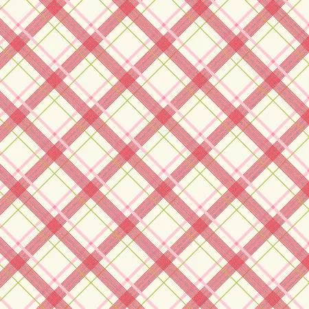 Five + Ten Pink Wafer Plaid