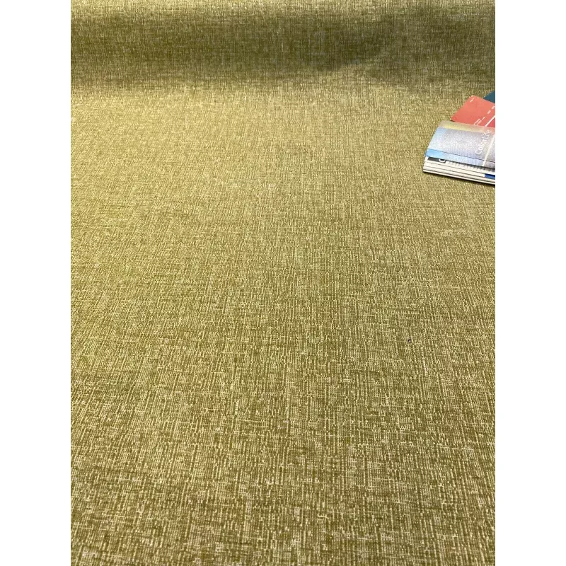 Flash Citron Green Chenille Soft Upholstery Fabric By The Yard