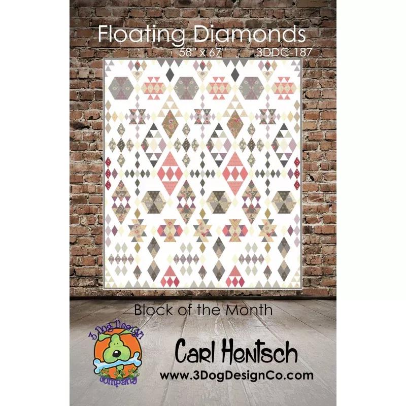 Floating Diamonds Downloadable Pattern