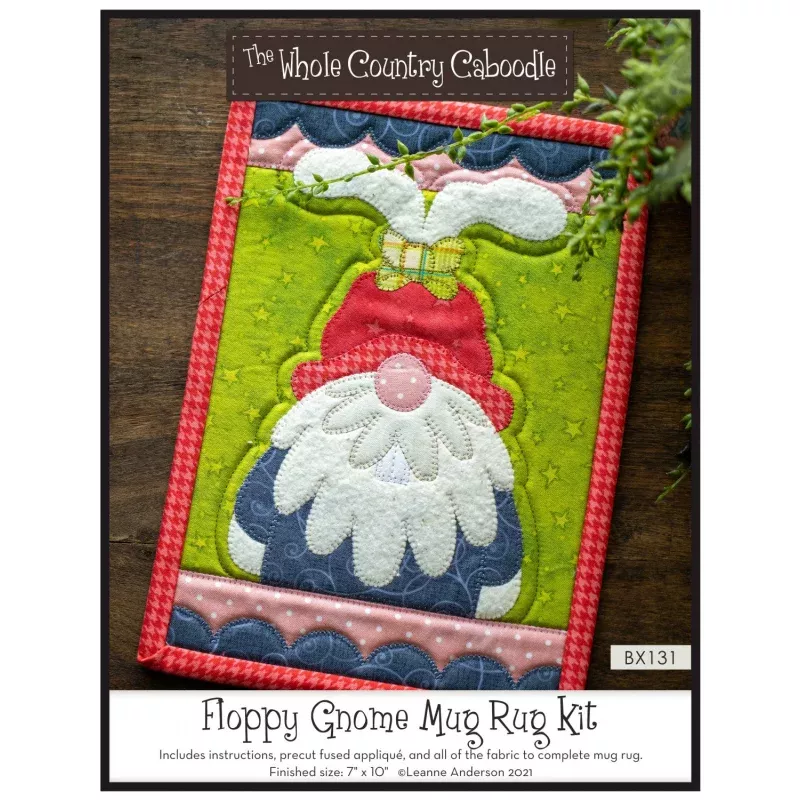Floppy Gnome Mug Rug Kit