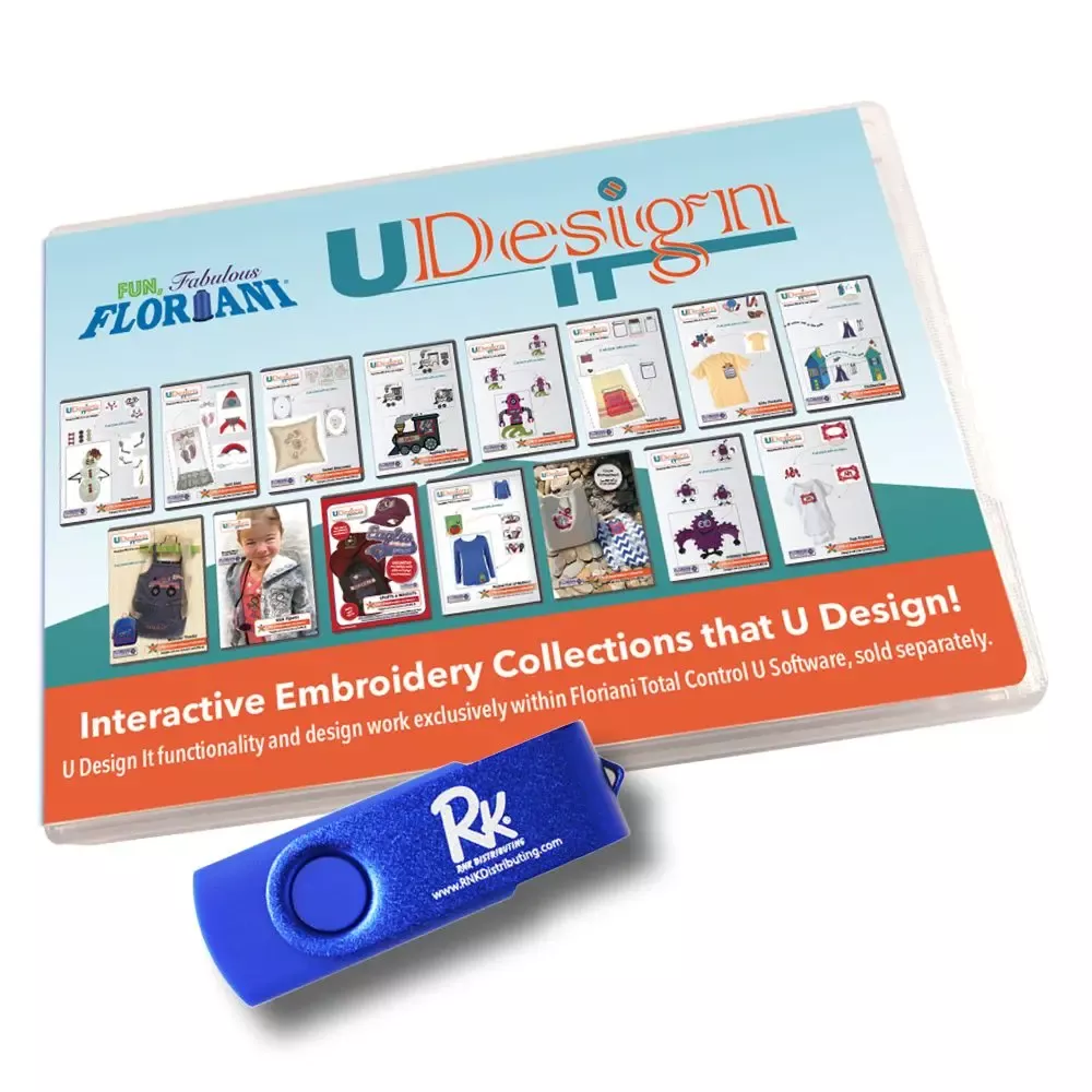 Floriani U-Design It all 15 Designs on a USB