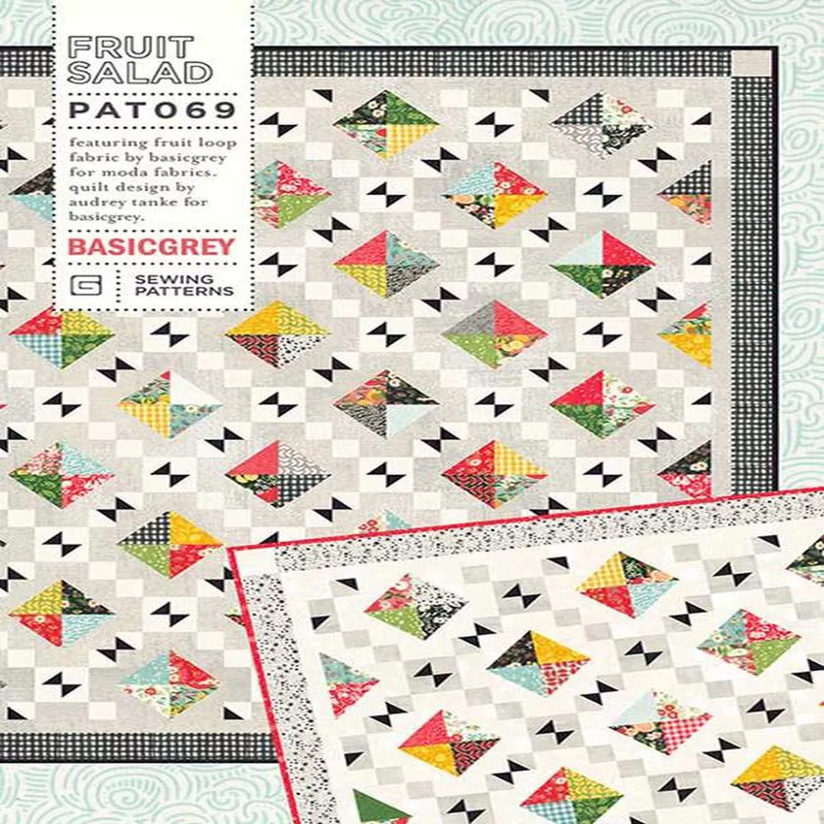 FRUIT SALAD – BASICGREY Quilt Pattern 069 DIGITAL DOWNLOAD