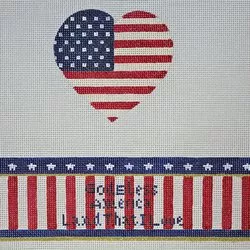 Funda Scully– God Bless USA Hinged Heart Box