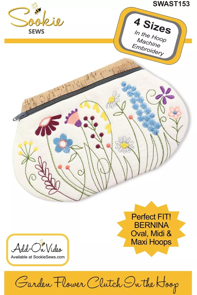 Garden Flower Clutch Pattern