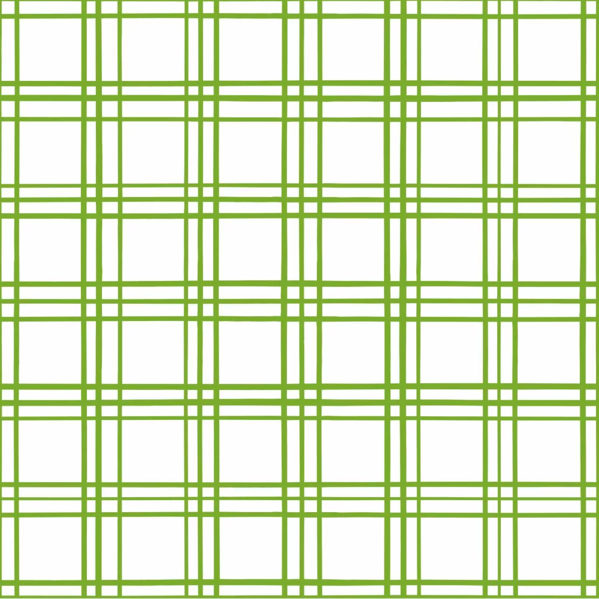 Geometric Plaid Fabric – Spring Green