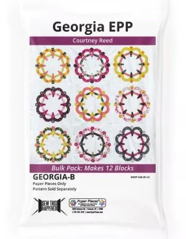 Georgia EPP/Bulk Pack (paper pieces only - makes 12 blocks)