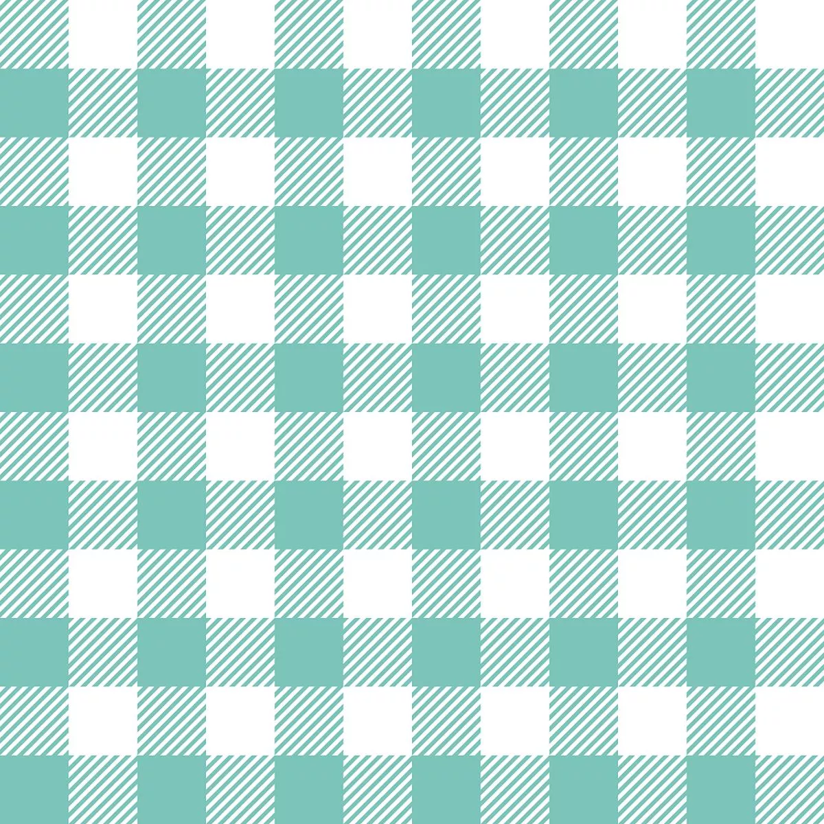 Gingham Fabric – Cornflower