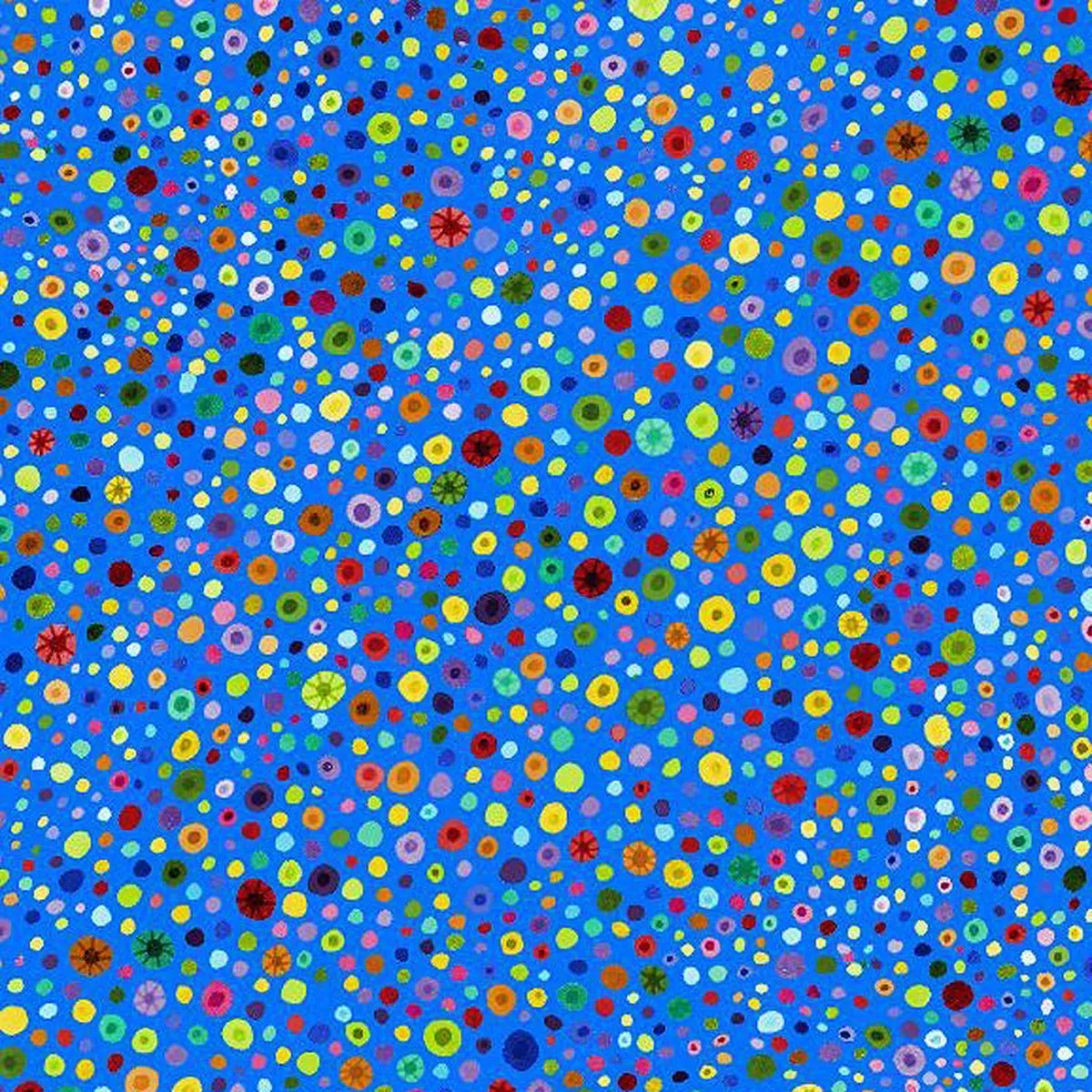 Glass Beads Bright Blue