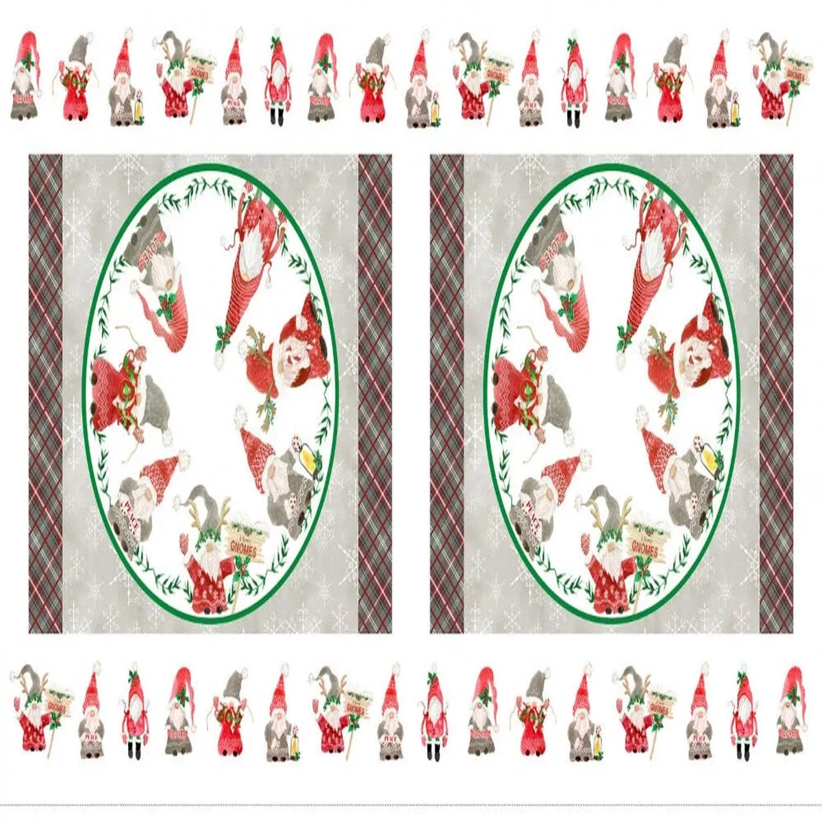 Gnome’s Home Tree Farm Gray Panel