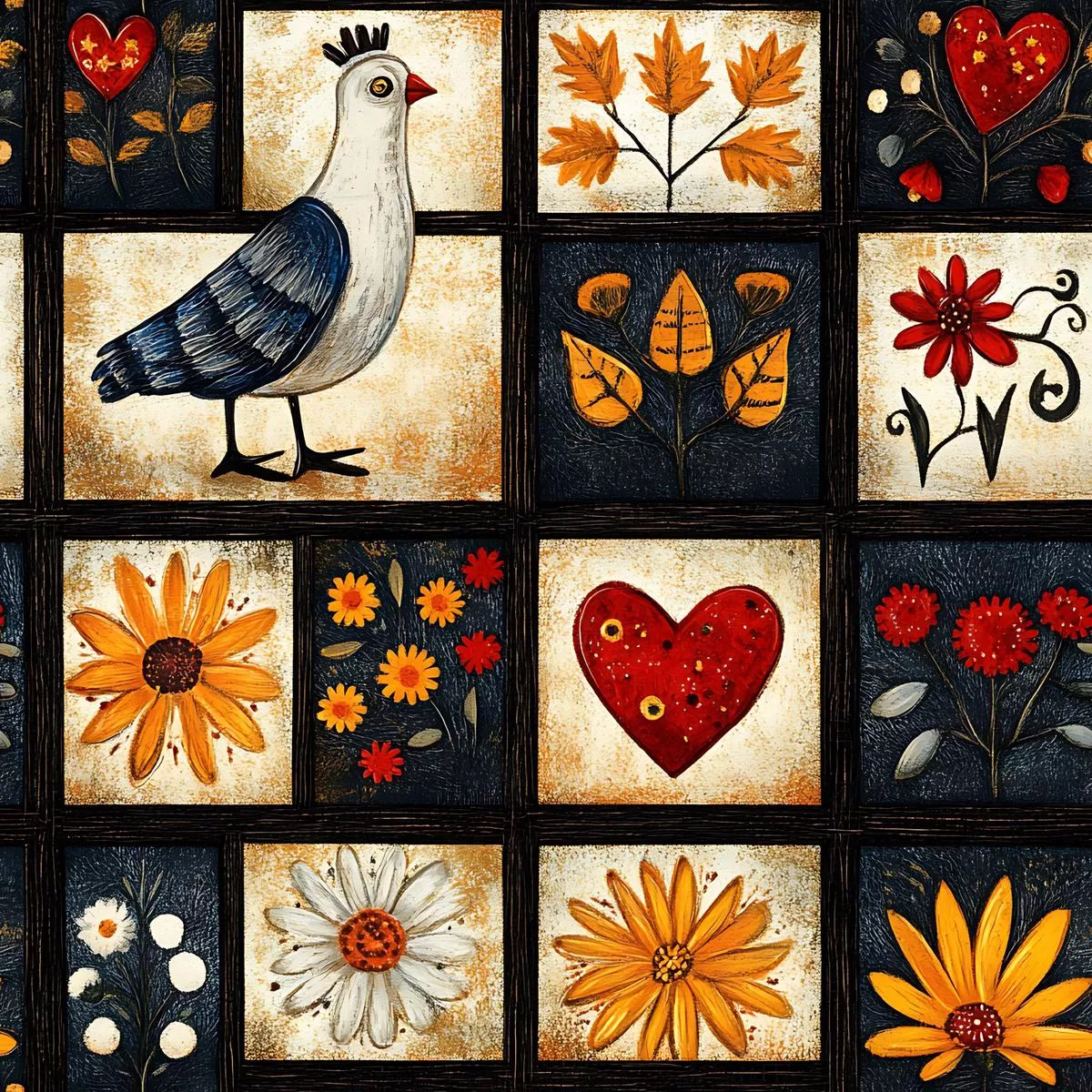 Grateful Threads Pattern 17 Quilting Cotton Fabric