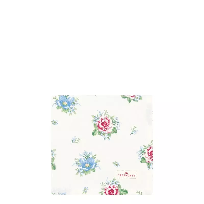 GreenGate Napkin Alivia White