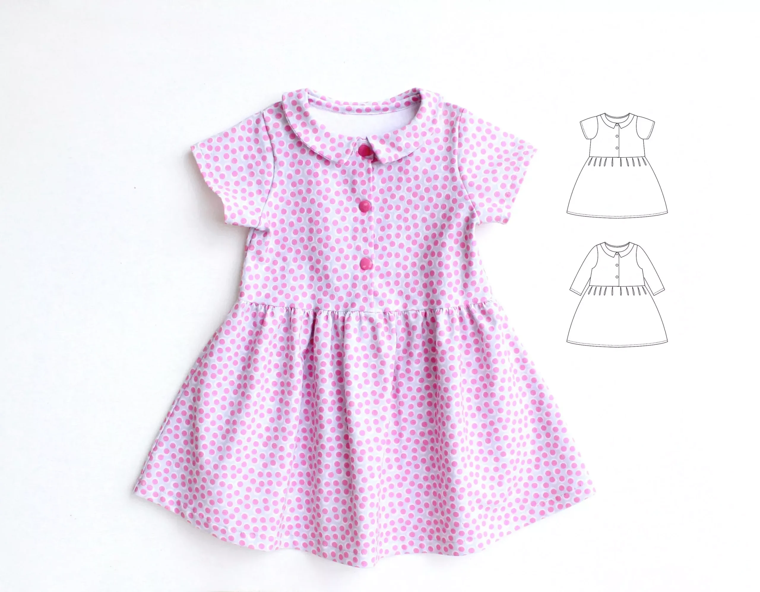 Greta Dress Pattern - PDF PATTERN