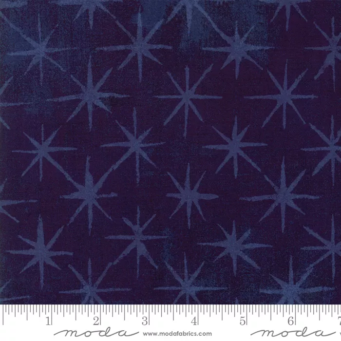 Grunge Seeing Stars Eggplant