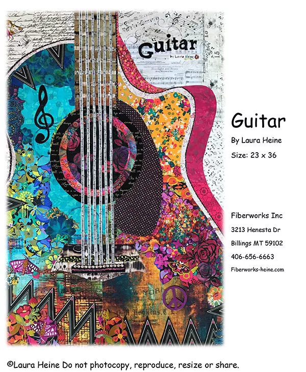 Guitar Collage by Laura Heine